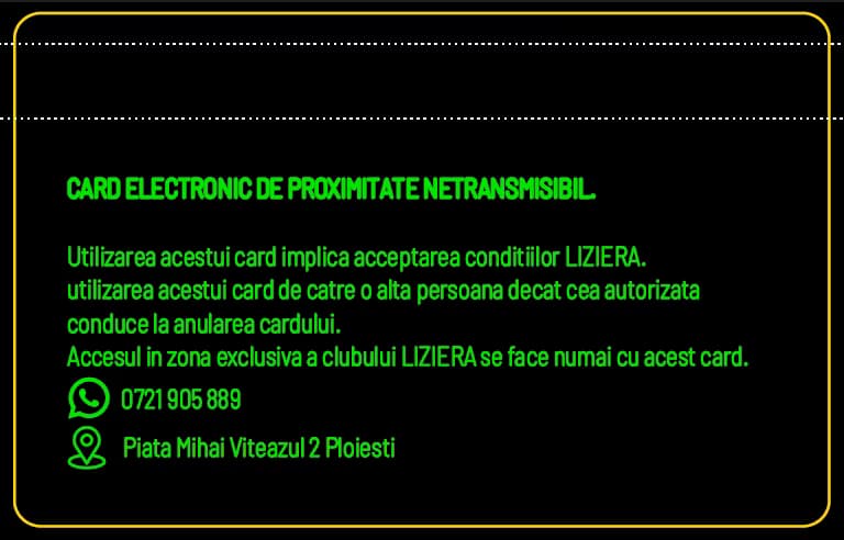 Fitzone card back