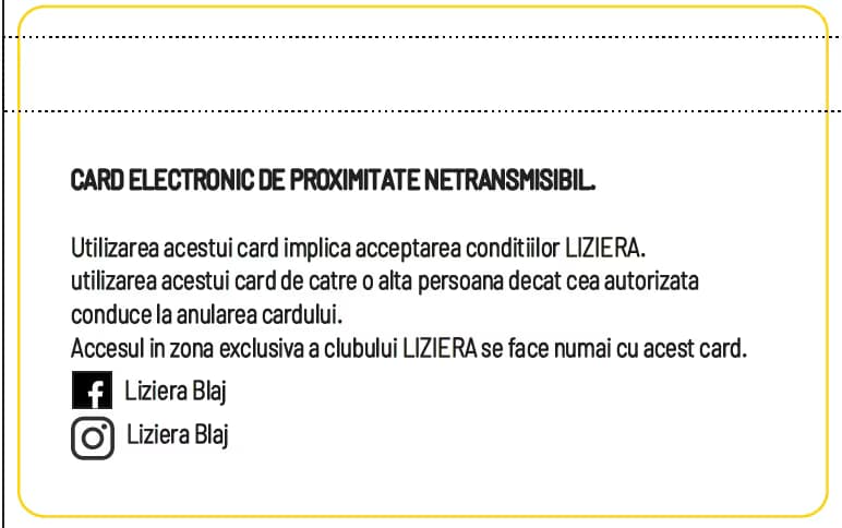 Liziera card back
