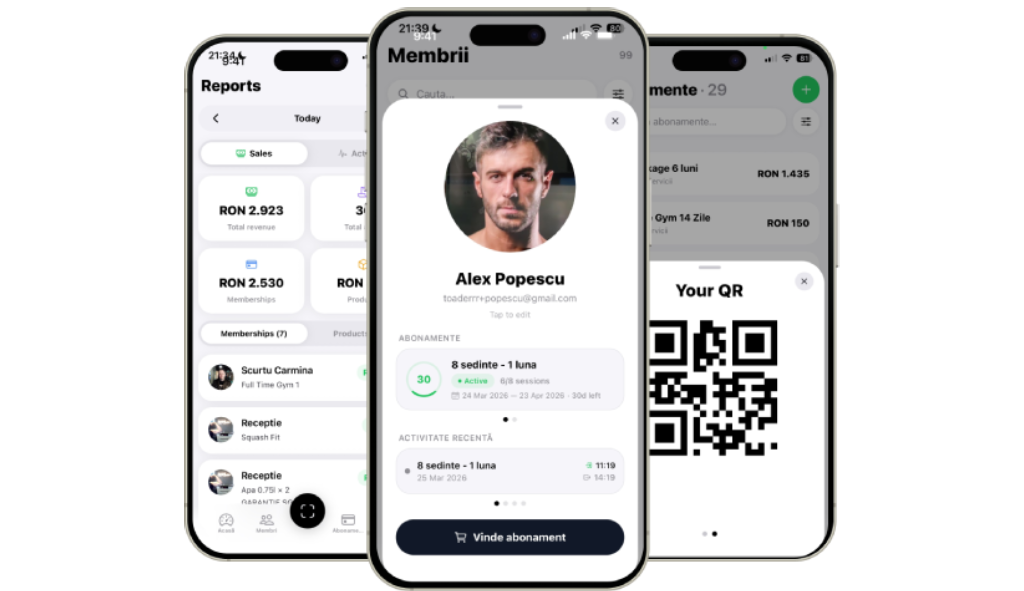 SmartGym — aplicații mobile